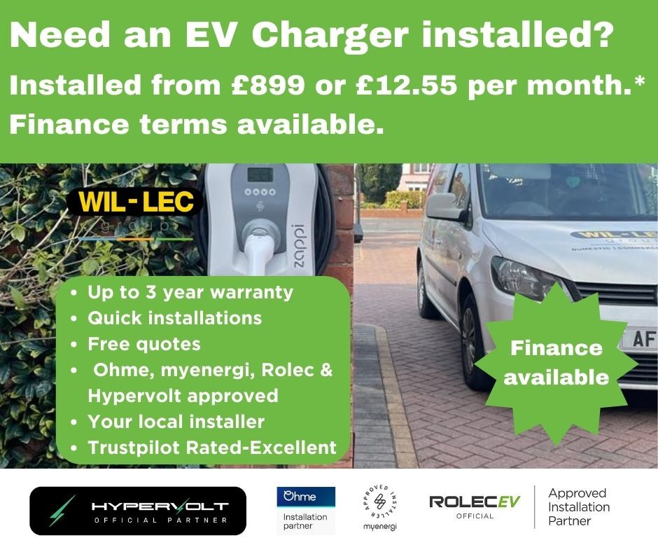 EV Charging points installed from £899